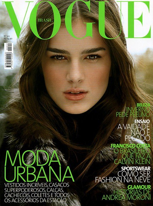 Liliane Ferrarezi on the cover of Vogue Brazil